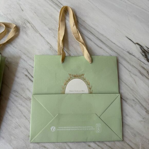 Set of 3 Authentic Laduree Paris bakery Paper Shopping Bags - Picture 3 of 11